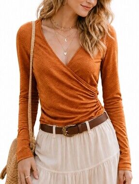 Free People Penny Top Women’s XS Mesa Brown Boho Western Coastal Cowgirl NWT